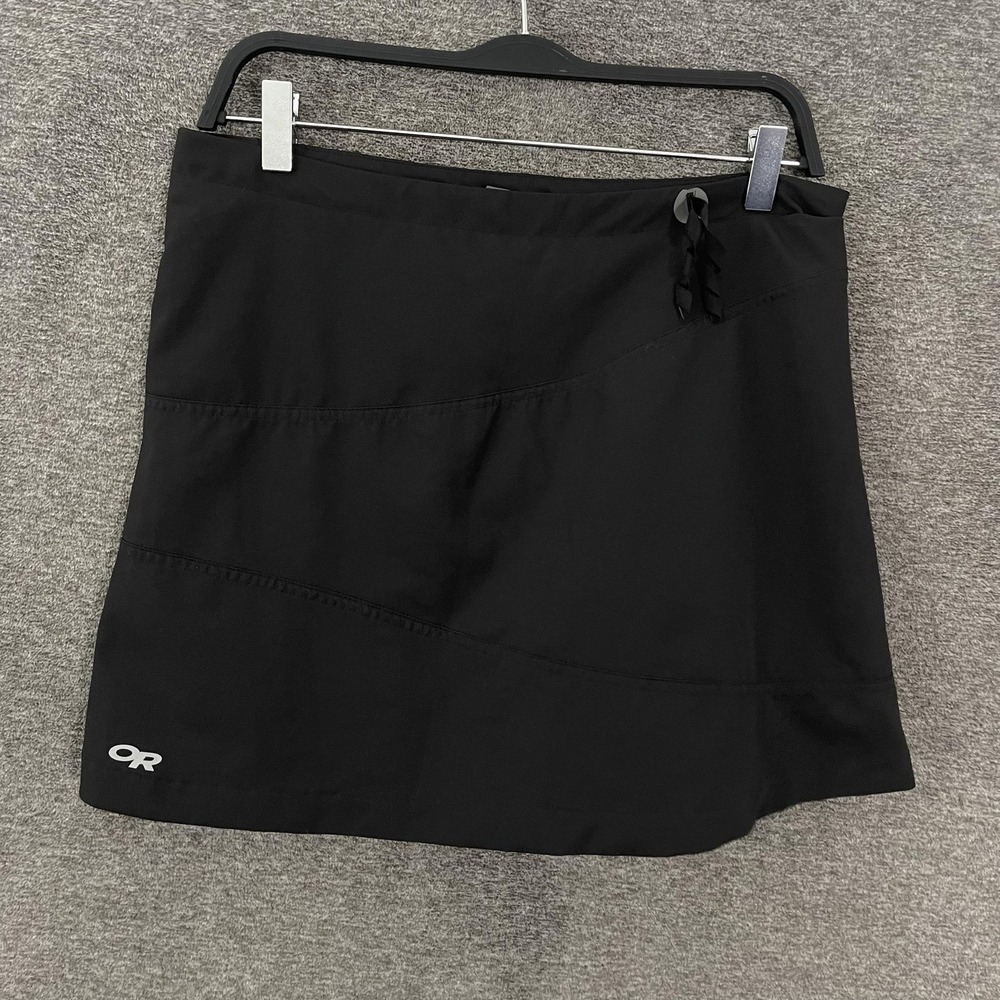 Outdoor Research Expressa‎ Skort Womens 6 Black Hiking Athletic Pockets Skirt